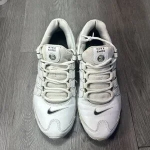 Nike | Shoes | Nike Shox Nz 29 White Leather Black Swoosh  display picture 1